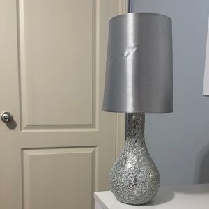Elegant Silver Table Lamp